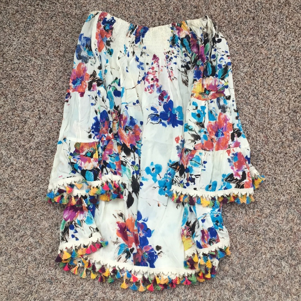 Pinkblush off the shoulder maternity top